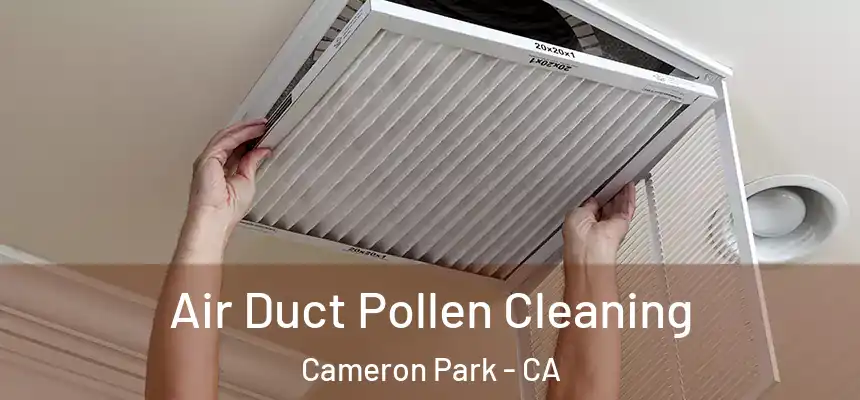Air Duct Pollen Cleaning Cameron Park - CA